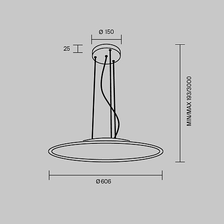 Подвесной светильник Maytoni MOD471PL-L57WK - фото
