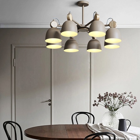 Потолочная Люстр На Штанге Rolla 6 Gray Imperiumloft 178069-26 - фото