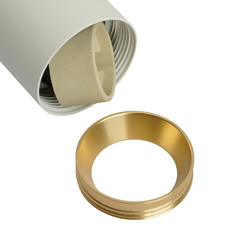 Светильник Feron ML1011 настенно-потолочный под лампу GU10, белый + золото - фото