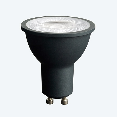 Лампа светодиодная Feron.PRO LB-1607 GU10 7W 175-265V 4000K  в черном корпусе - фото