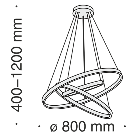 Подвесной светильник Maytoni Rim MOD058PL-L100BS4K - фото