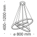 Подвесной светильник Maytoni Rim MOD058PL-L100BS4K - фото