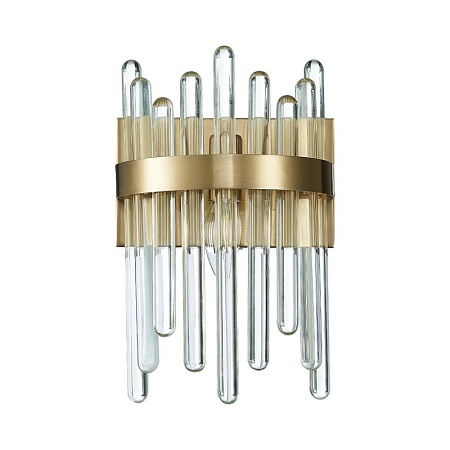 Бра ST-Luce Латунь/Латунь, Прозрачный E14 1*40W SL1167.301.01 - фото