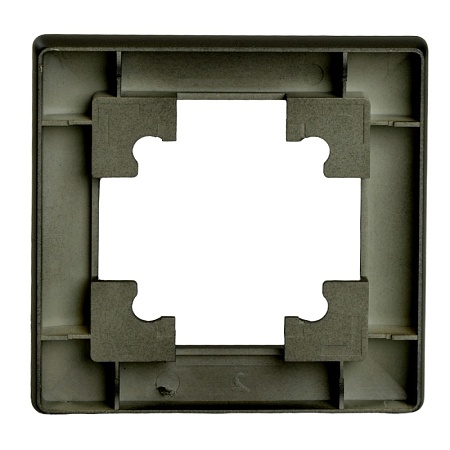 Рамка STEKKER, PFR00-7001-05 1-местная, пластик, серия Катрин, черный - фото