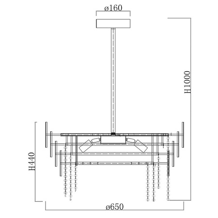 Люстра Chiaro Кармен 394010706 - фото