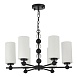 Светильник подвесной ST-Luce черный/белый E27 6*40W SL2003.403.06 - фото