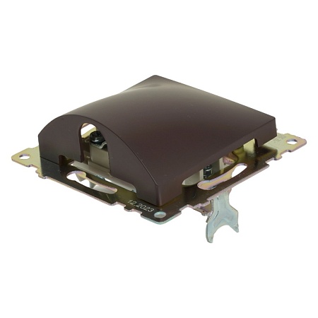 Кабельный вывод (механизм), STEKKER, серия Катрин, шоколад, GLS00-7116-04 - фото