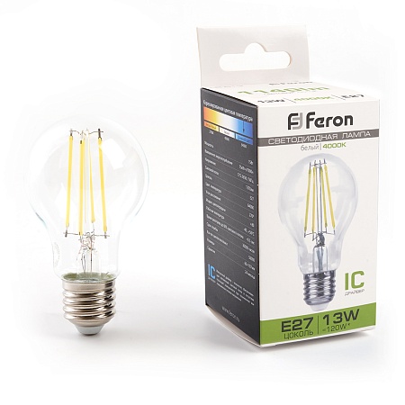 Лампа светодиодная Feron LB-613 Шар E27 13W 175-265V 4000K - фото