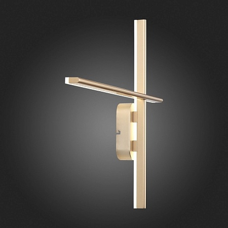 Светильник настенный ST-Luce Матовое золото/Белый LED 2*10W 4000K SL394.201.02 - фото