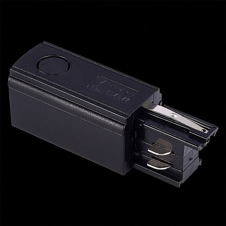 Правый Токоподвод для трехфазного шинопровода ST-Luce Черный ST030.409.10R - фото