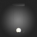 Светильник подвесной ST-Luce Черный/Белый LED 1*8W 3200K SL1581.403.01 - фото