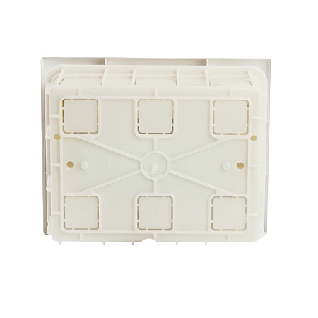 Бокс встраиваемый STEKKER EBX50-2/06-20 6 модулей, белый, пластик, серия Standart - фото