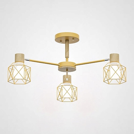 Потолочная Люстра Corf B3 Yellow 3 Lamps Imperiumloft 189494-26 - фото