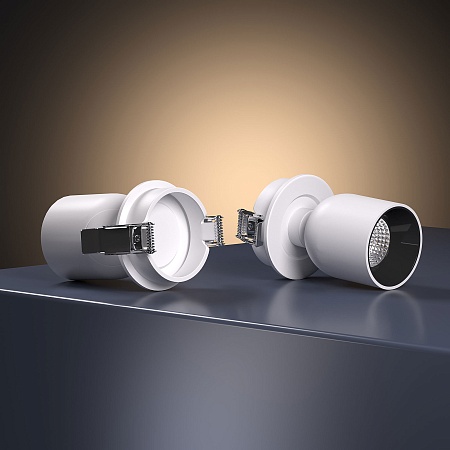 Светильник встраиваемый светодиодный Spot 7W 4000K белый 25093/LED - фото