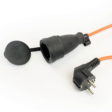 Удлинитель на пластиковой катушке STD04-10-50 (UG) 1-местный  с/з 3*1,5, 50м, 250В, 16А, IP44, Standart (29410) - фото