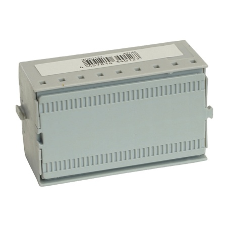 Зажим блочный (групп) для распред.тока нагрузки push-in на 18 точек, сеч 2,5 мм2, 450V, 24А,серый LD580 PTFIX 18/25 - фото