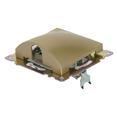 Кабельный вывод (механизм), STEKKER, серия Катрин, золото, GLS00-7116-08 - фото