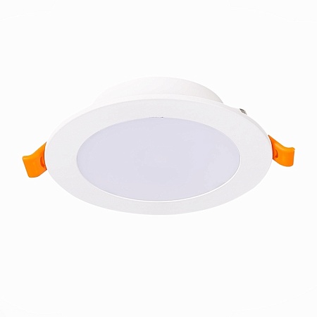 Св-к встр. Белый LED 1*10W 3000K/4000K/6000K 850Lm Ra80 110° IP20 D120xH30 220-240V ST212.508.10 - фото