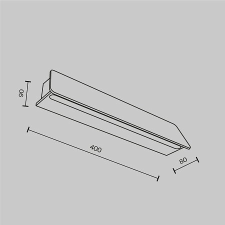 Настенный светильник (бра) Outdoor Trupp O429WL-L10GF3K - фото