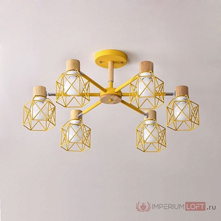 Потолочная Люстра Corf B3 Green 5 Lamps Imperiumloft 189483-26 - фото
