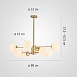 Потолочная Люстра Roundi Brass L8 Imperiumloft 305756-23 - фото