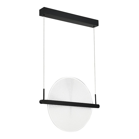 Светильник подвесной ST-Luce Черный/Прозрачный LED 1*15W 4000K SL6233.403.15 - фото