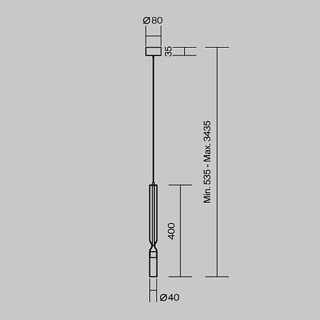 Подвесной светильник Maytoni MOD469PL-L3B3K - фото