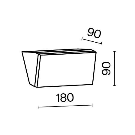 Настенный светильник (бра) Outdoor Brick O436WL-L10GF3K - фото