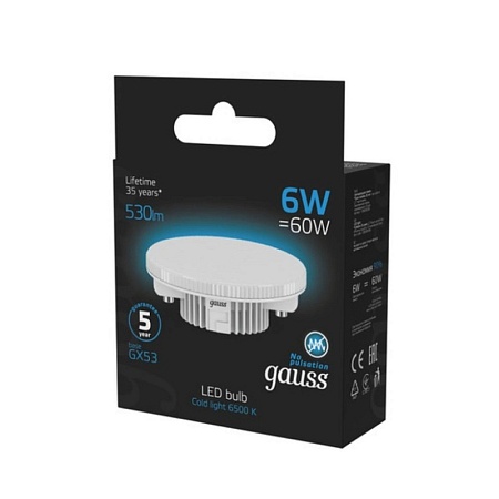 Светодиодная лампа GAUSS 108008306_GAUSS - фото