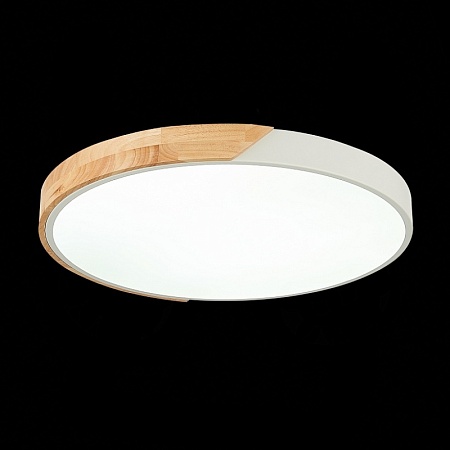 Светильник потолочный Белый, Светлое дерево/Белый LED 1*45W 3000K/4000K/6000K SLE200952-01 - фото