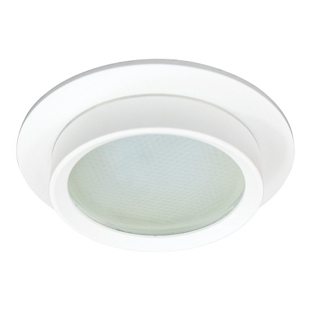 Светильник встраиваемый Feron DL504 потолочный GX53 белый круг IP44 - фото