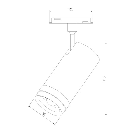Slim Magnetic Трековый светильник 12W 4200K Modify черный 85042/01 85042/01 Elektrostandard - фото