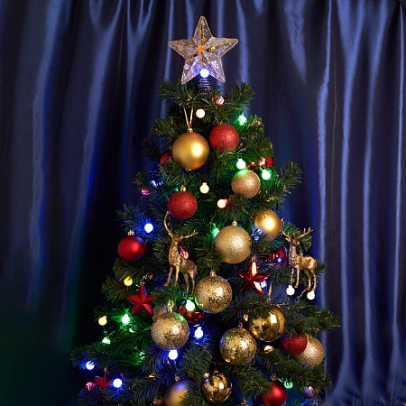 Светодиодная гирлянда Feron CL32 линейная 20 м +3м 230V мультиколор, c питанием от сети, черный шнур - фото