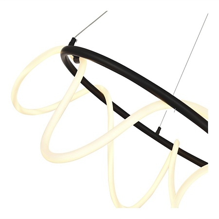 Светильник подвесной ST-Luce Черный/Белый LED 1*35W 3000K SL6102.403.55 - фото