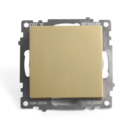 Сальник PG42 диаметр проводника 32-38 мм STEKKER, IP54, серый (DIY упаковка 1 шт) (без мембраны) - фото