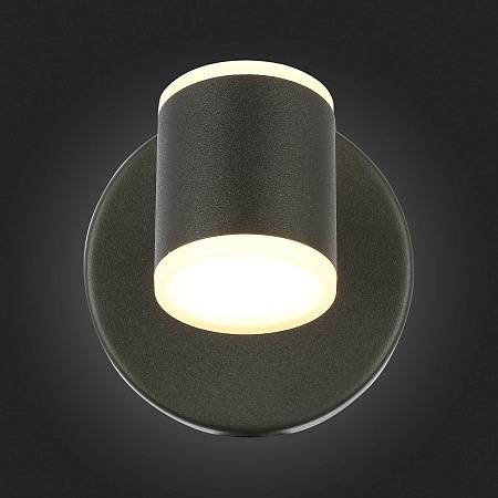 Светильник настенный ST-Luce Черный/Белый LED 1*6W 3000K SL1597.401.01 - фото