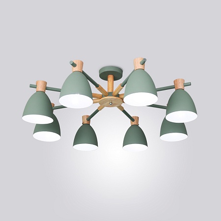 Потолочная Люстра Folke 8 Green Imperiumloft 178027-26 - фото