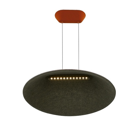 Светильник подвесной ST-Luce Оранжевый,Серый/Оранжевый,Серый LED 1*12W SL3001.723.01 - фото