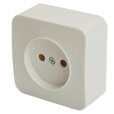 Розетка RJ-45 открытой установки, STEKKER, серия София, 1-местная, белый, MST00-20-01 - фото