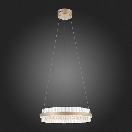 Светильник подвесной ST-Luce Золотистый/Золотистый, Прозрачный LED 1*34W 3000K SL383.203.01 - фото