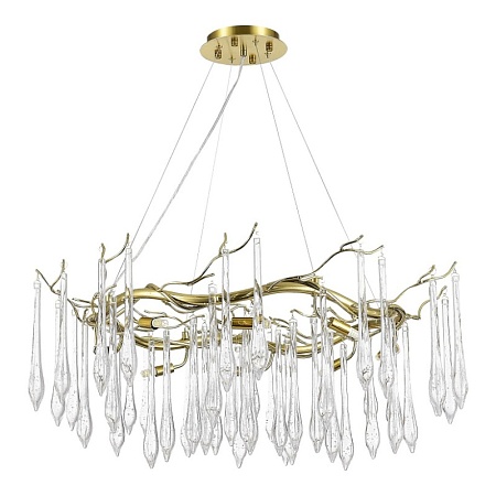 Светильник подвесной ST-Luce Шампань/Шампань, Прозрачный G9 10*5W 4000K SL1660.203.10 - фото