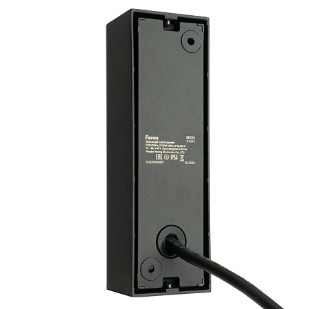 Светильник садово-парковый Feron DH024, на стену, 2*GU10 MR11 230V, черный - фото