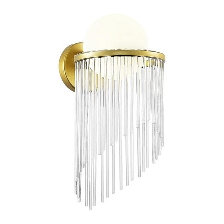 Бра ST-Luce Золотистый/Белый E27 1*60W SL1511.201.01 - фото