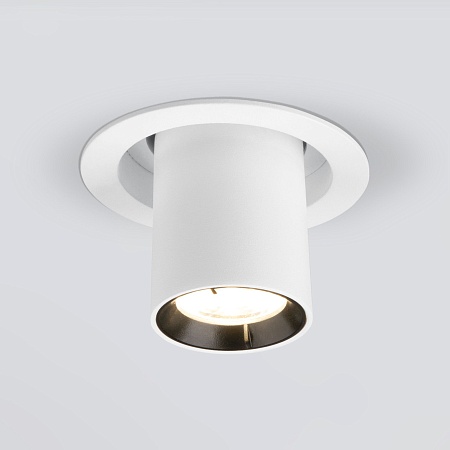 Встраиваемый точечный светодиодный светильник 9917 LED 10W 4200K белый матовый Elektrostandard - фото