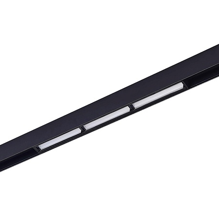 Магнитный трековый светильник Черный LED 1*18W 3000K 1 000Lm Ra>90 120° IP20 L330xW22xH ST804.436.18 - фото