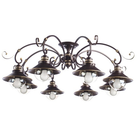 Потолочная люстра Arte Lamp GRAZIOSO A4577PL-8CK - фото