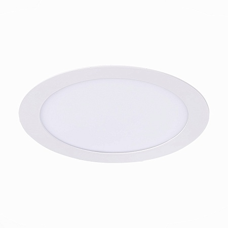 Св-к встр. Белый LED 1*15W 3000K 1 020Lm Ra80 110° IP20 D190xH8 90-265V ST209.538.15 - фото