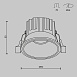Встраиваемый светильник Technical Round DL058-7W2.7K-B - фото