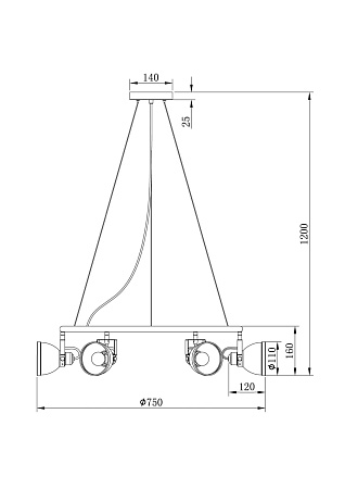 Подвесной светильник Freya Roslyn FR4003PL-06W - фото