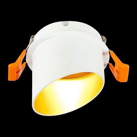 Св-к встр. Белый GU10 1*50W IP20 L68xW68xH68 220V Без ламп ST214.508.01 - фото